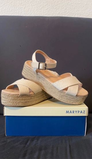 Sandalias esparto Marypaz de segunda mano por 14 EUR en Terrassa en WALLAPOP