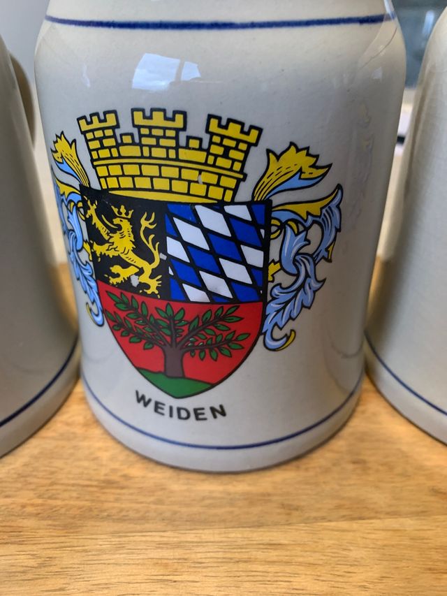 Jarras cerveza alemanas 4 uni.