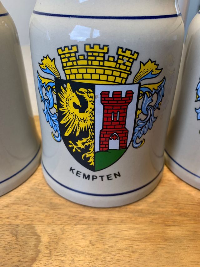 Jarras cerveza alemanas 4 uni.