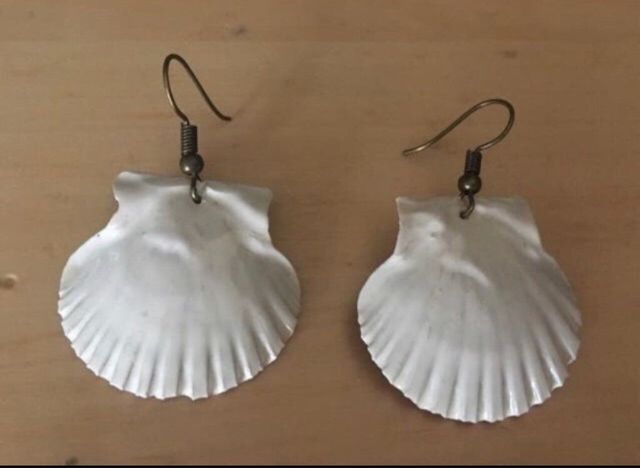 Pendientes de concha 