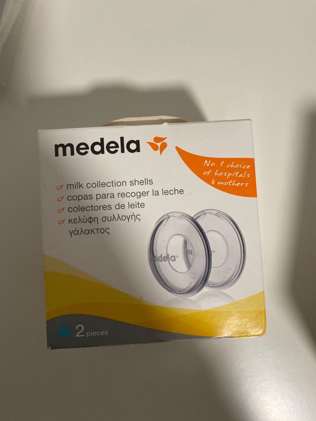 Copas para recoger leche materna medela