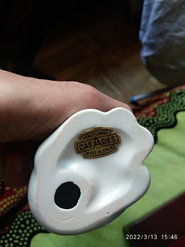 Pareja de Perros de porcelana