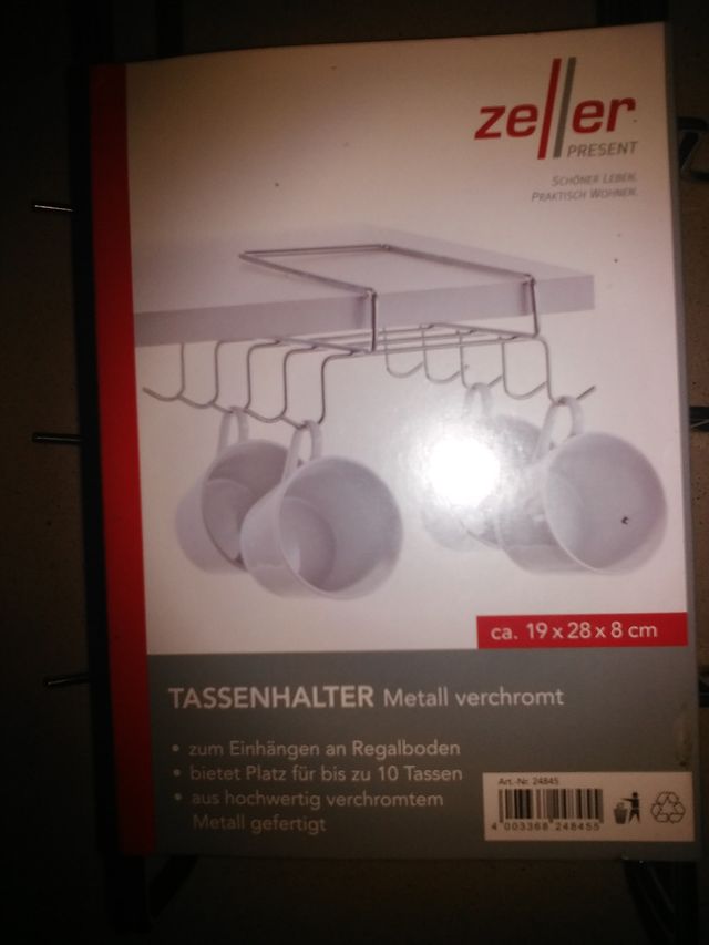 Cuelga-tazas/colgador de tazas Zeller Present