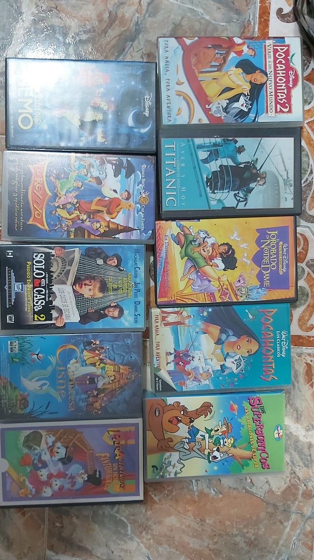Películas Walt Disney VHS