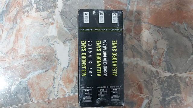 Videos de Alejando Sanz VHS