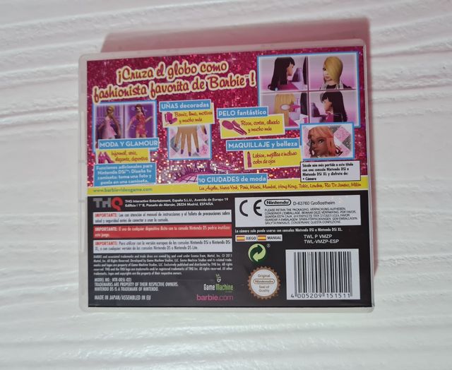 Barbie planeta fashionista para Nintendo Ds