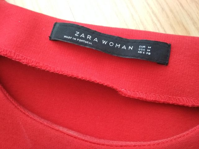 Vestido Zara rojo