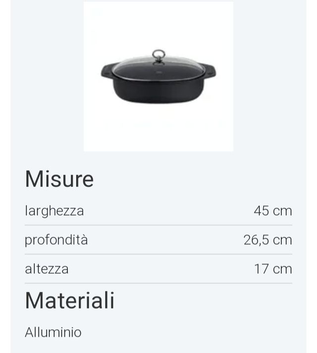 Arrostiera country ovale Fissler PERFETTA