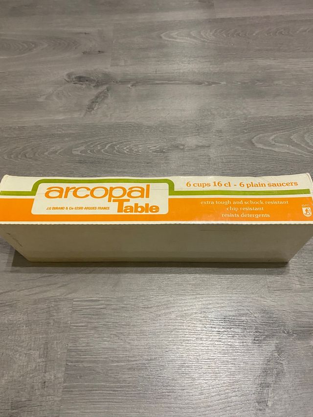 Juego 6 tazas de café Arcopal 16 cl