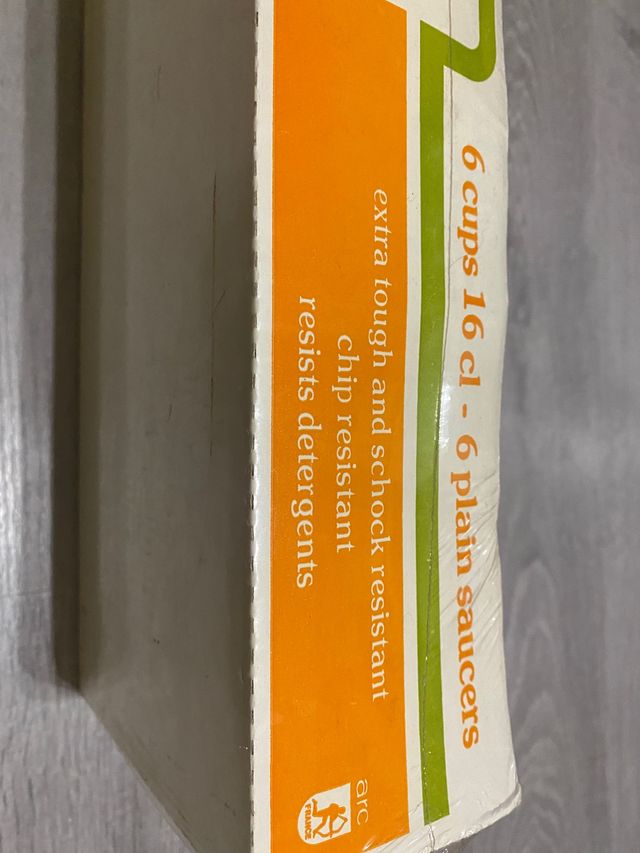 Juego 6 tazas de café Arcopal 16 cl