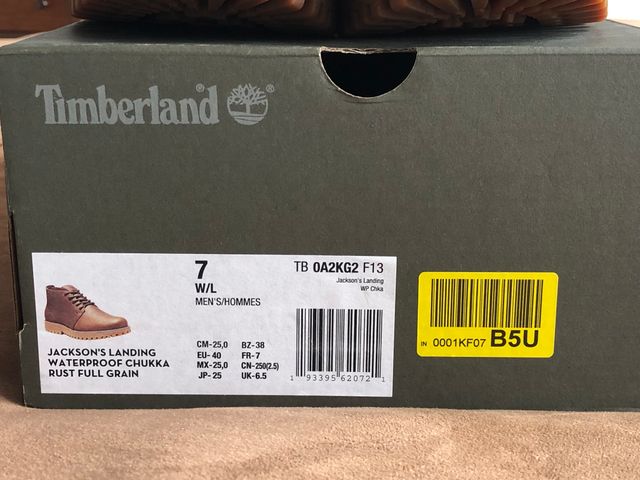 Botas Timberland Jackson's Landing (wateproof)