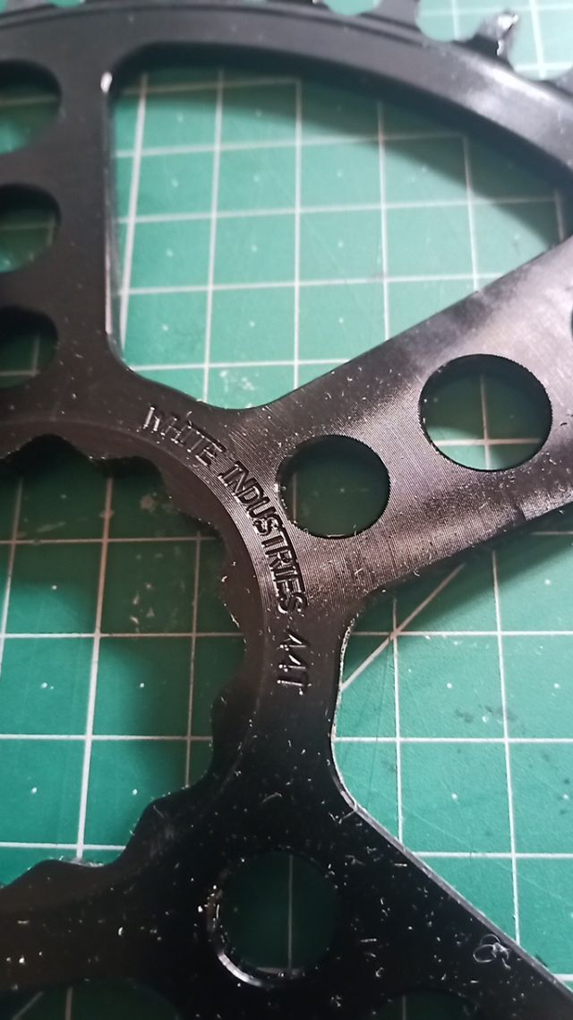 WHITE INDUSTRIES GR30 SERIES TSR BLACK CHAINRING