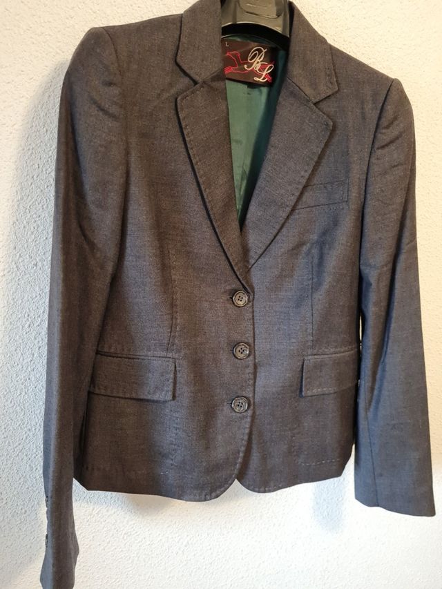 *BIMBA Y LOLA* BLAZER GRIS T/L