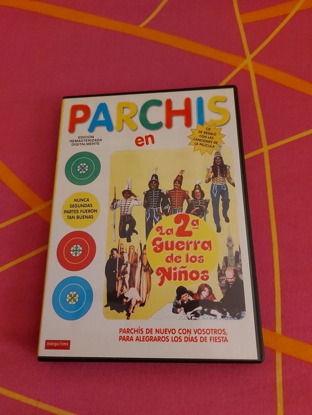 Pack Parchis La guerra de los niños 4 Dvds+4 Cds