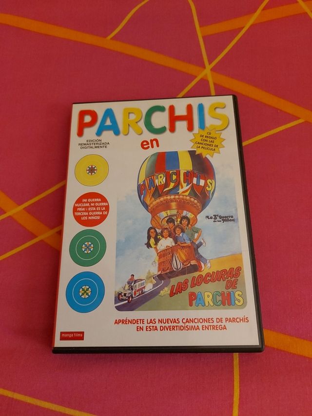 Pack Parchis La guerra de los niños 4 Dvds+4 Cds