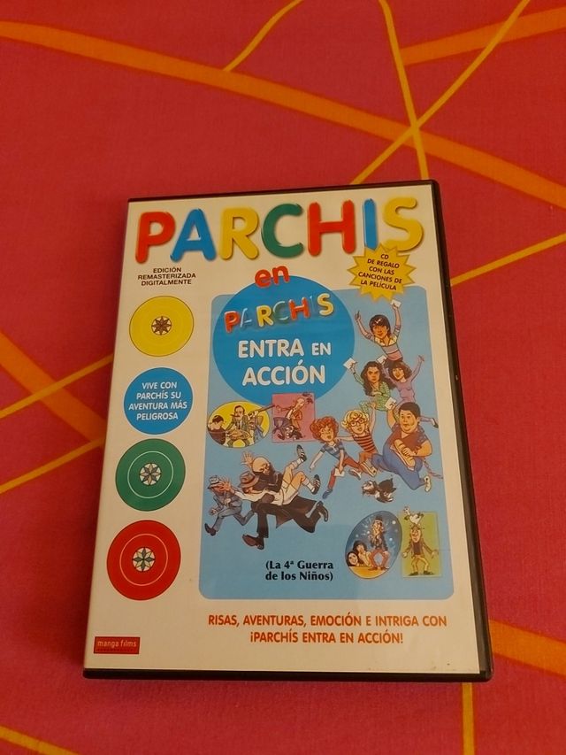 Pack Parchis La guerra de los niños 4 Dvds+4 Cds