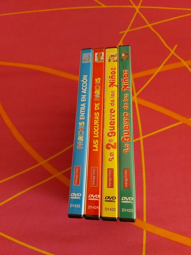 Pack Parchis La guerra de los niños 4 Dvds+4 Cds