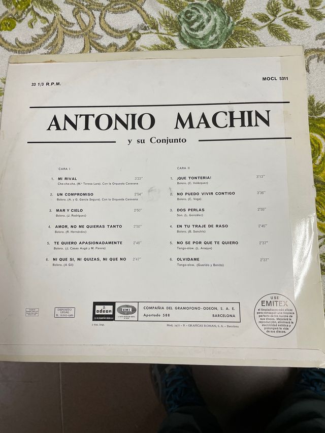 Antonio Machin. 2 vinilos