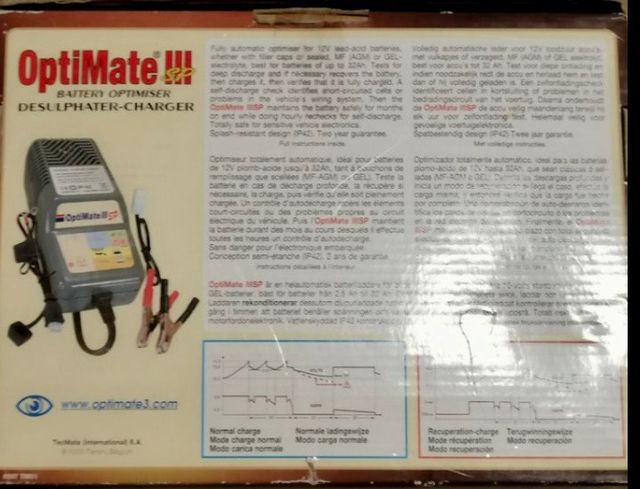 Cargador Mantenedor Optímate 3 sp