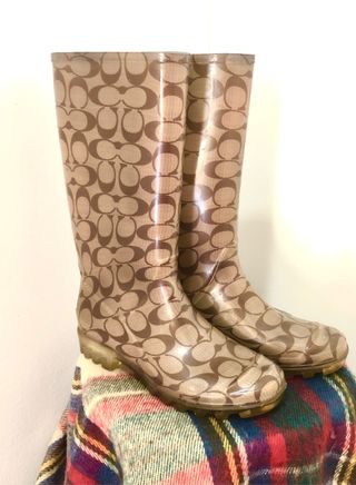 Botas de agua COACH - Rivington Rubber G5254 10011291EDC Bright Watermelon  G5254 - Botas de agua - Botas y botines - Mujer | zapatos.es