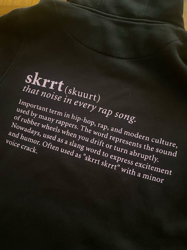 Sudadera skrrt Snipes negra