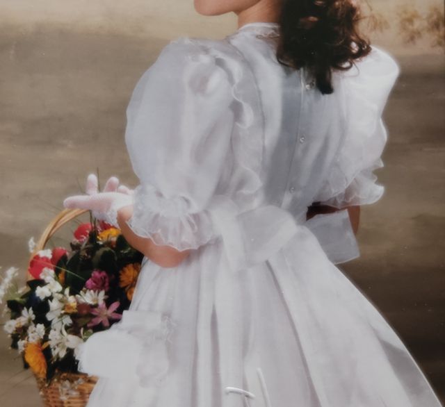 Vestido de 1* Comunión talla 08/11.