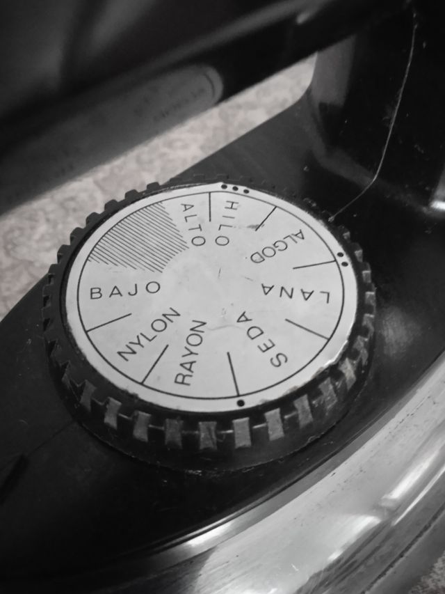 Plancha vintage antigua