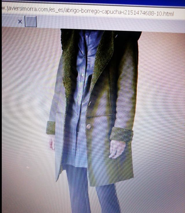 Abrigo Marronforrado interior