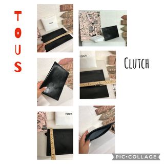 BOLSO CLUTCH TOUS PIEL NEGRA