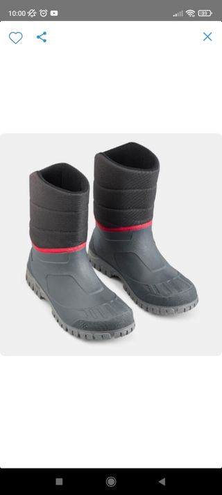 Botas de agua quechua de segunda mano por 10 EUR en Archena en WALLAPOP