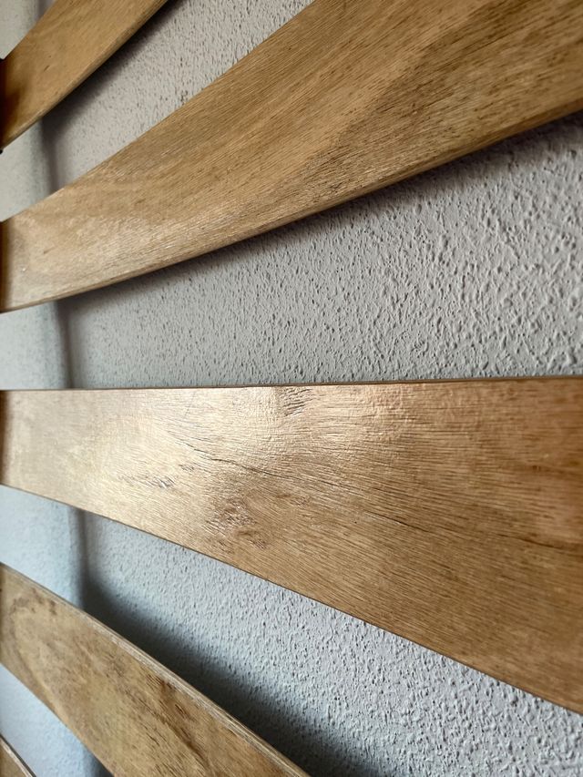 Somier 190 x 90 láminas madera