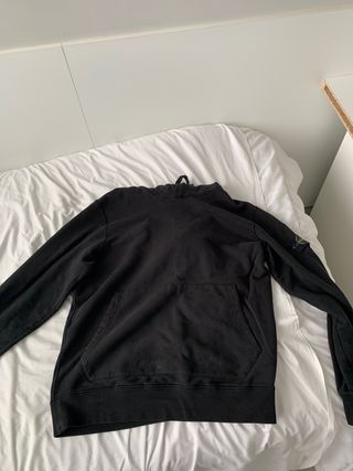 Sudadera Stone Island con Media Cremallera y Logo en la Manga Negra Hombre  761561951-V0029 | Comprar Online en Capitán Siroco Talla XXXS Color BLACK