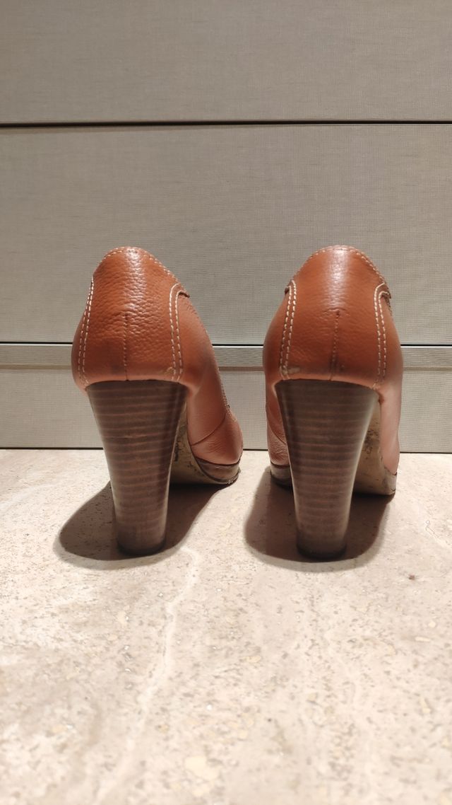 zapatos de cordon tacón