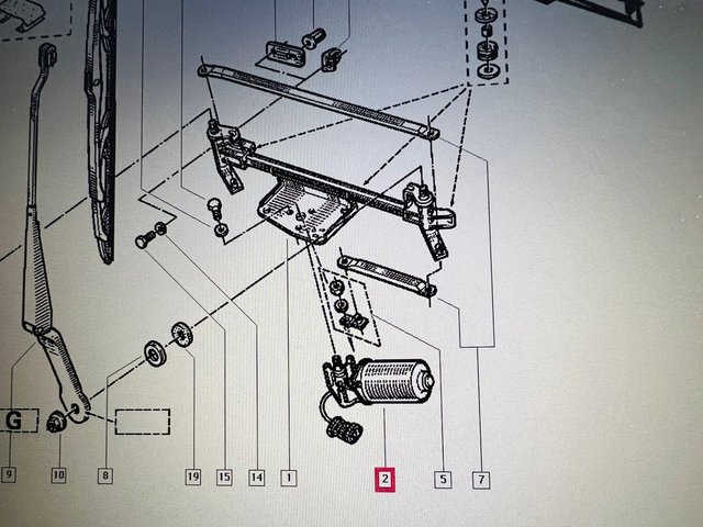 Motor limpiaparabrisas Espace II