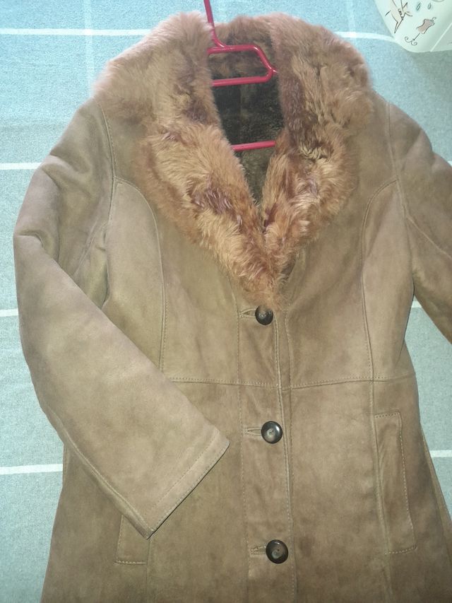 Abrigo 100% piel