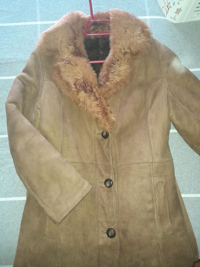Abrigo 100% piel