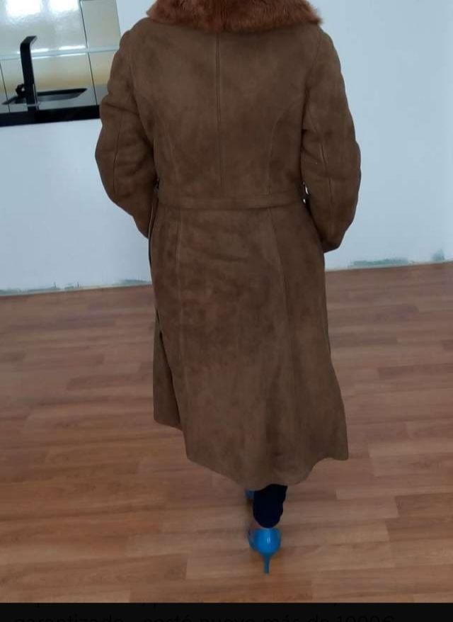 Abrigo 100% piel