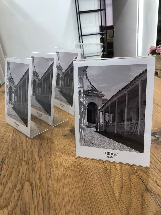 18 Marcos acrílico diferentes tamaños