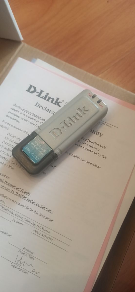 wireless 108g USB adaptar dlink