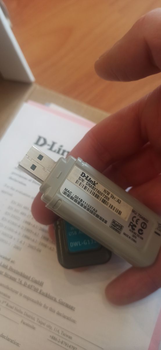 wireless 108g USB adaptar dlink