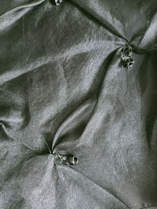 Falda larga de organza