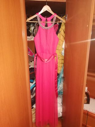 Vestido largo fiesta de segunda mano por 40 EUR en Mollet del Vallès en  WALLAPOP
