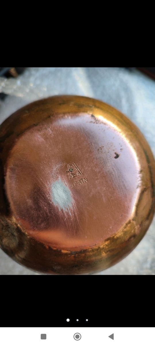 jarra color cobre envejecido