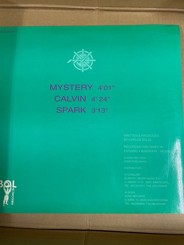 5 Vinilos Techno de discoteca de los 80s 90s