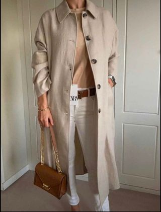 Abrigo lino limited edition Zara M de segunda mano por 49 EUR en Colmenar  Viejo en WALLAPOP