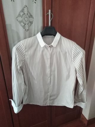 Uterqüe camisa seda estampado mosaico – ROPAMUJERMODA.ES