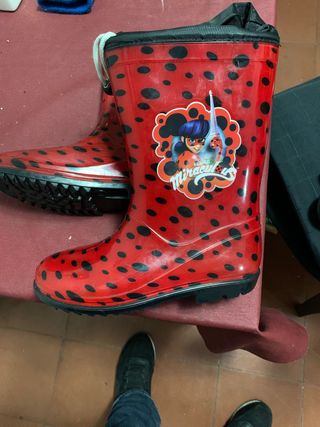 Botas de agua talla 33 de Ladybug de segunda mano por 15 EUR en  L\\'Hospitalet de Llobregat en WALLAPOP