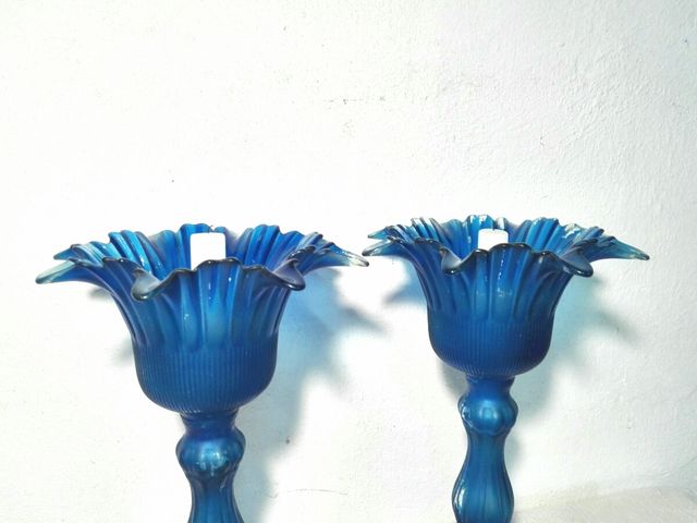 PORTAVELAS DE VIDRIO