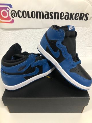 Jordan 1 mid marina blue. Talla 35 de segunda mano por 125 EUR en Santa  Coloma de Gramenet en WALLAPOP
