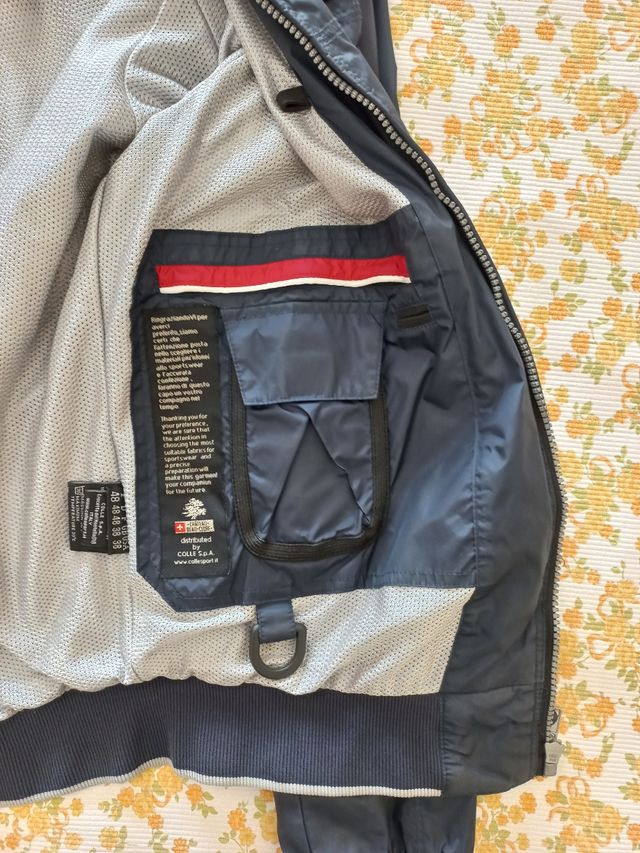 giubbino uomo Chateau blu taglia 48